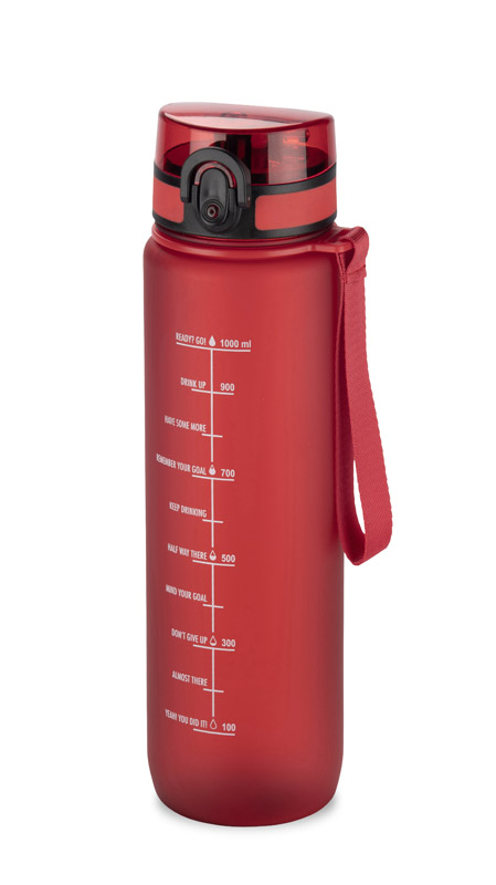 16238-04<br> Motivational water bottle 1000 ml MOTIVA