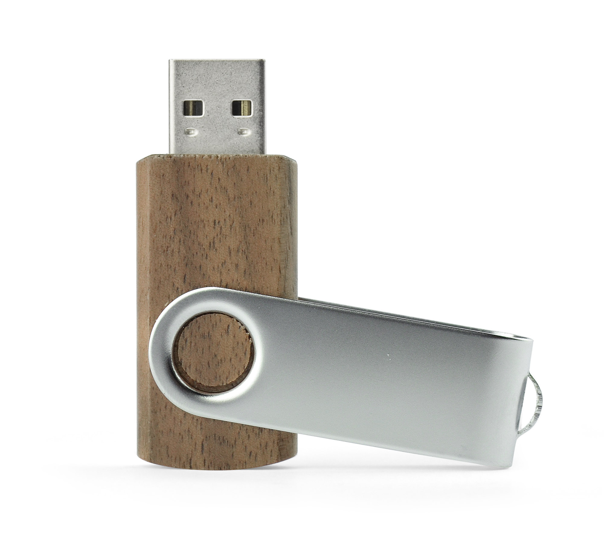 44014<br> USB flash drive TWISTER WALNUT 8 GB