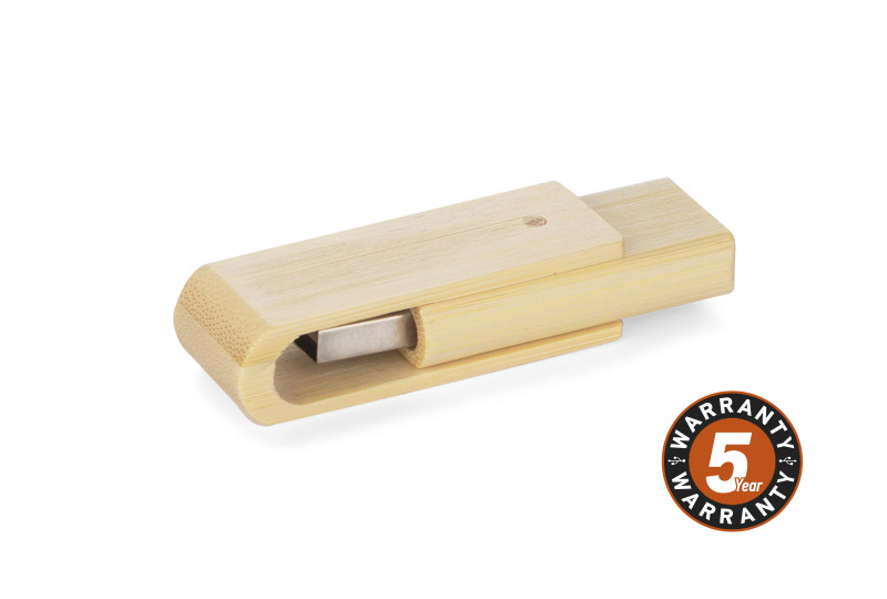 44088<br> Bamboo USB flash drive TWISTER 16 GB